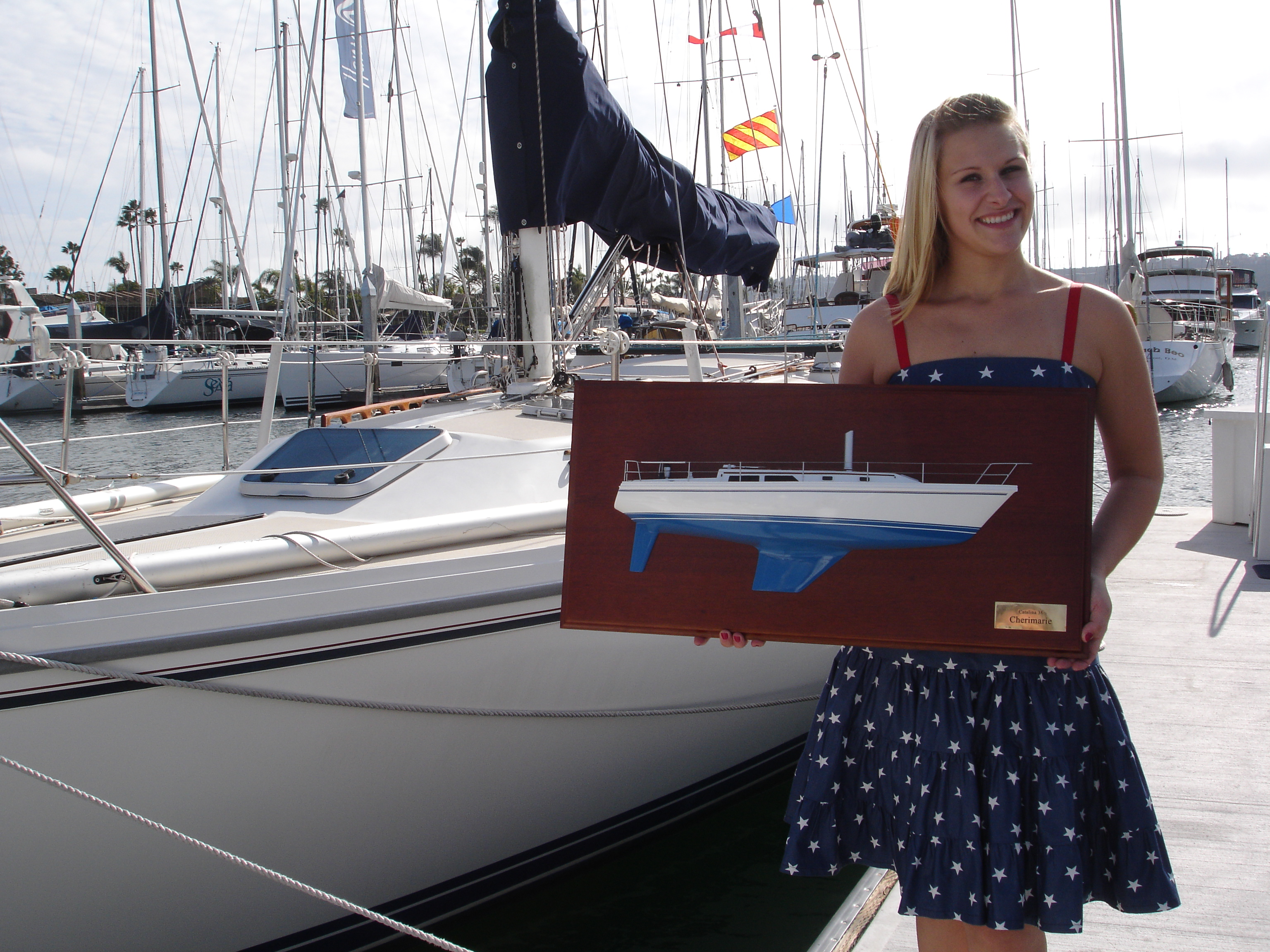 SD Model Makers > Custom Power & Sail Boat Models > Half Hull Models